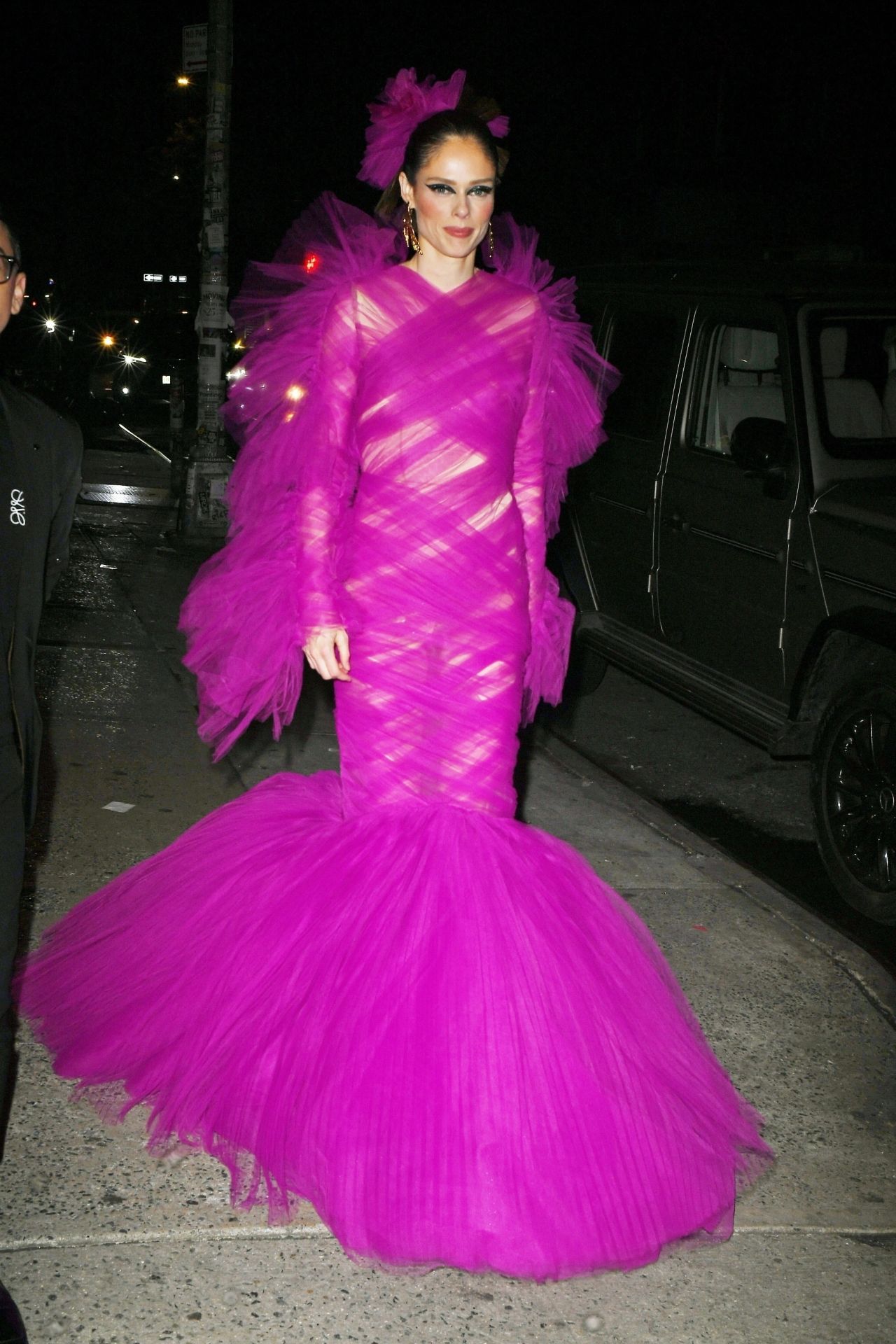 COCO ROCHA AT THE THE MULBERRY BAR FOR A MET GALA AFTER PARTY IN NEW YORK1